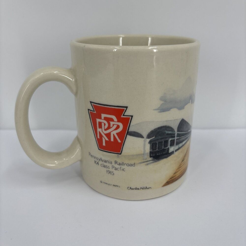 Otagiri Coffee Mug PRR Pennsylvania Railroad K4 Class Train Advantage Collection